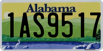 AL license plate 1AS9517