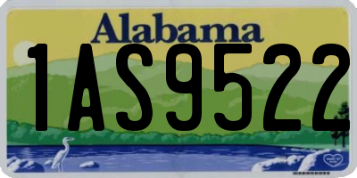 AL license plate 1AS9522