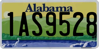 AL license plate 1AS9528