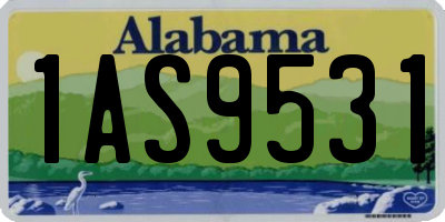 AL license plate 1AS9531