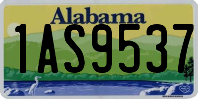 AL license plate 1AS9537