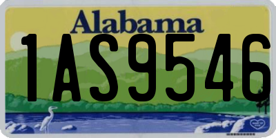 AL license plate 1AS9546