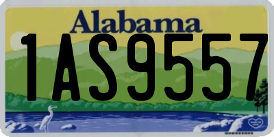 AL license plate 1AS9557