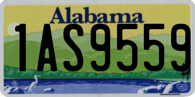AL license plate 1AS9559