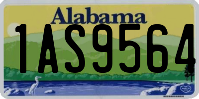 AL license plate 1AS9564