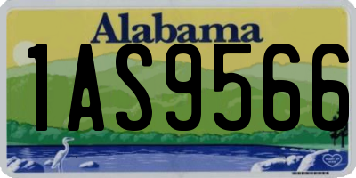 AL license plate 1AS9566