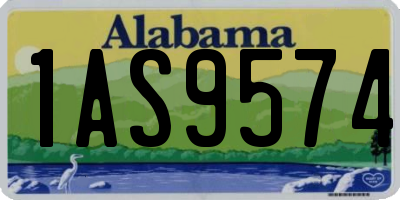 AL license plate 1AS9574