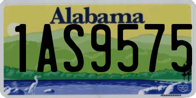 AL license plate 1AS9575