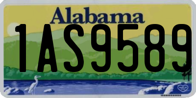 AL license plate 1AS9589