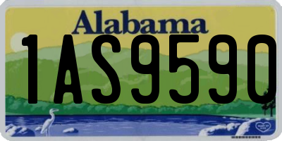 AL license plate 1AS9590