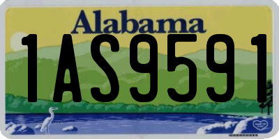 AL license plate 1AS9591