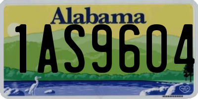 AL license plate 1AS9604