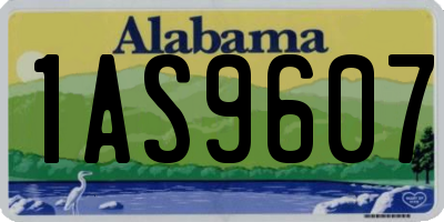 AL license plate 1AS9607