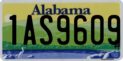 AL license plate 1AS9609
