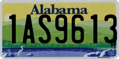 AL license plate 1AS9613
