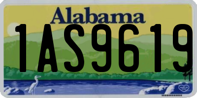 AL license plate 1AS9619