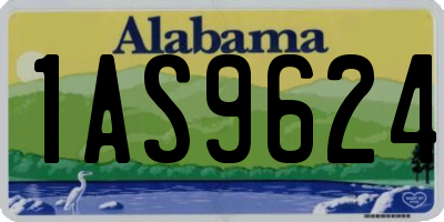 AL license plate 1AS9624