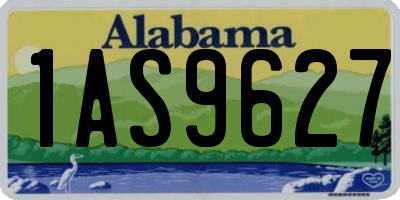 AL license plate 1AS9627
