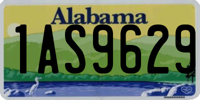 AL license plate 1AS9629