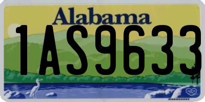 AL license plate 1AS9633