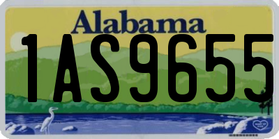 AL license plate 1AS9655