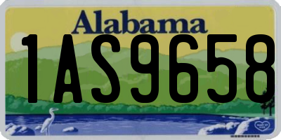 AL license plate 1AS9658