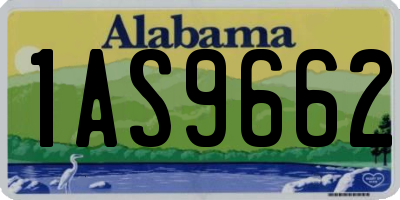 AL license plate 1AS9662