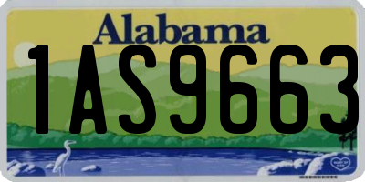 AL license plate 1AS9663