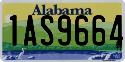 AL license plate 1AS9664