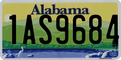 AL license plate 1AS9684
