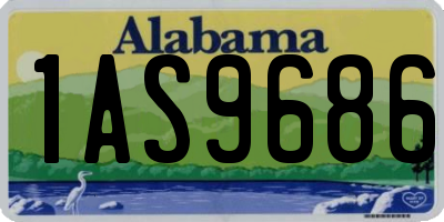 AL license plate 1AS9686