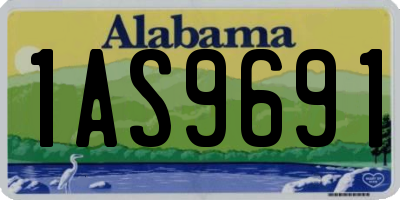 AL license plate 1AS9691