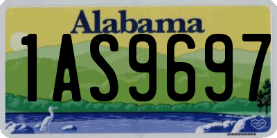 AL license plate 1AS9697