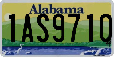 AL license plate 1AS9710