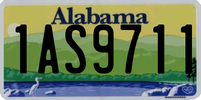 AL license plate 1AS9711