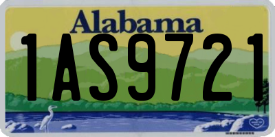 AL license plate 1AS9721
