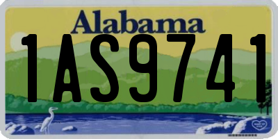 AL license plate 1AS9741