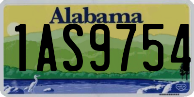 AL license plate 1AS9754
