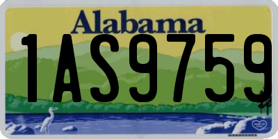 AL license plate 1AS9759
