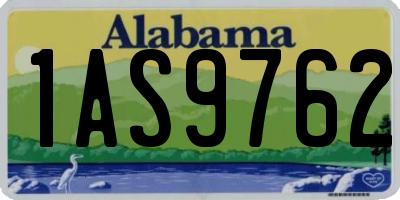 AL license plate 1AS9762