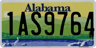 AL license plate 1AS9764