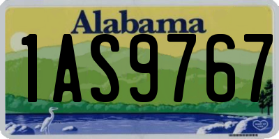 AL license plate 1AS9767