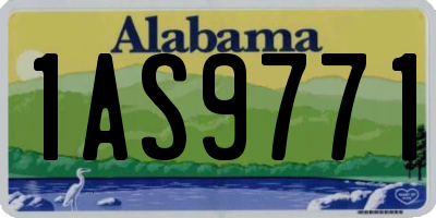 AL license plate 1AS9771