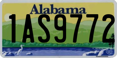 AL license plate 1AS9772