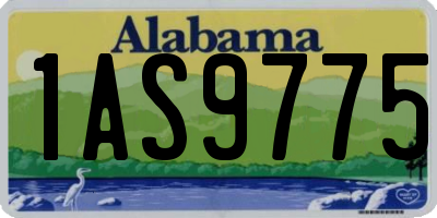 AL license plate 1AS9775