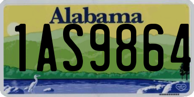 AL license plate 1AS9864