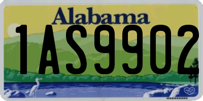 AL license plate 1AS9902