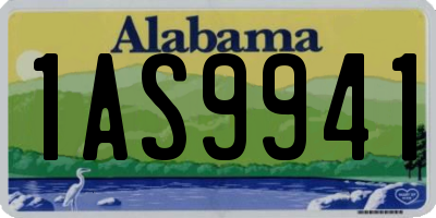 AL license plate 1AS9941