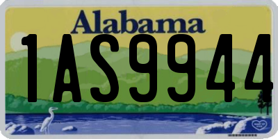 AL license plate 1AS9944