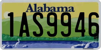 AL license plate 1AS9946